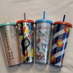 Starbucks City/State Tumblers Lot